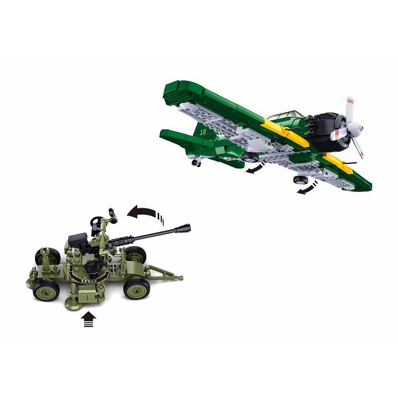 Sluban WWII A6M Zero M38-B1108 