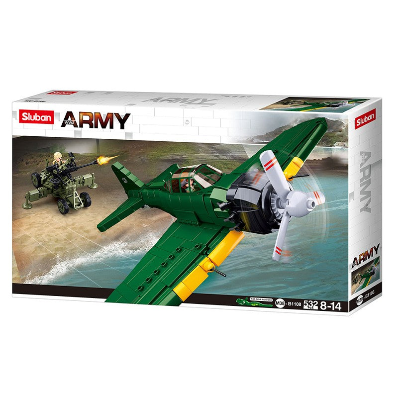 Sluban WWII A6M Zero M38-B1108 