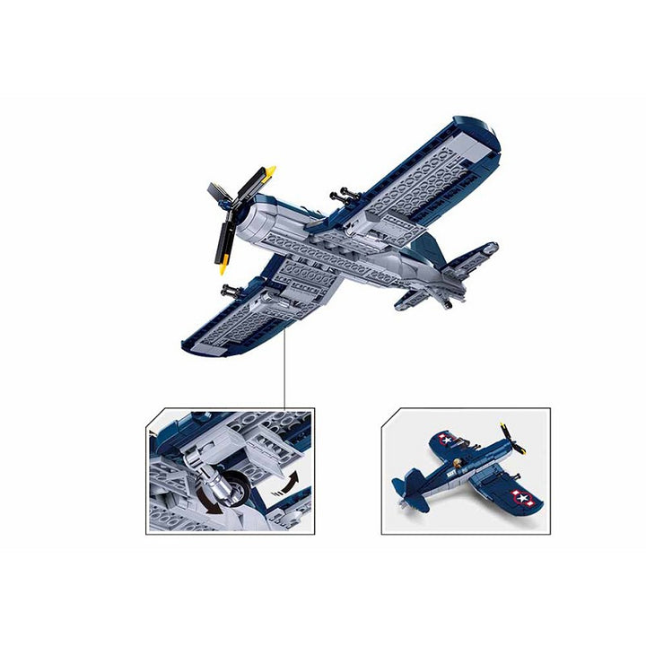 Sluban WWII F4U Fighter M38-B1109 