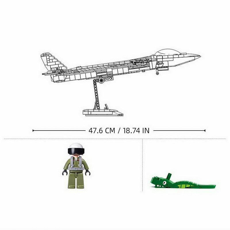 Sluban J20SS Stealth Aircraft M Coat. Vers. M38-B1187 