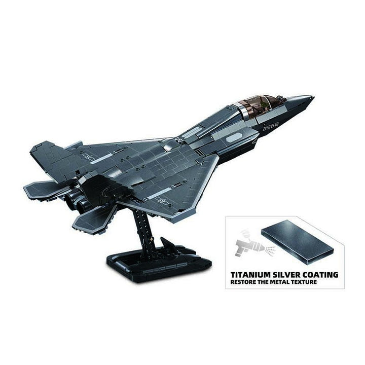 Sluban J-35S Stealth Aircraft M Coat. Vers. M38-B1186 