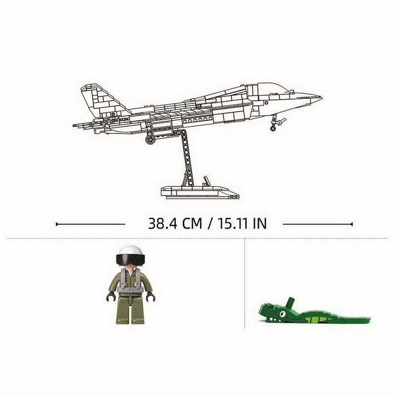 Sluban J-35S Stealth Aircraft M Coat. Vers. M38-B1186 