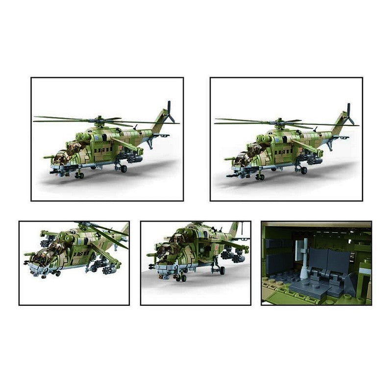 Sluban MI-24S Gunship M38-B1137 