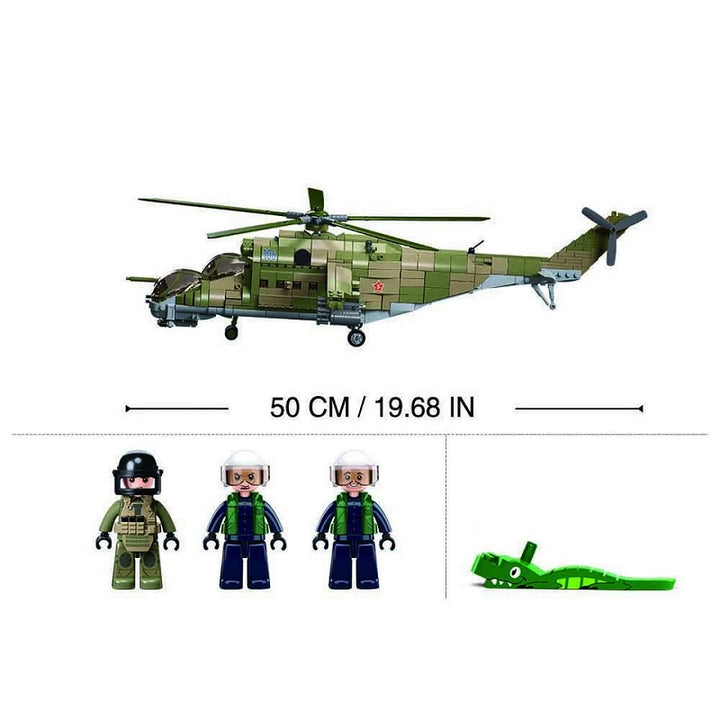 Sluban MI-24S Gunship M38-B1137 