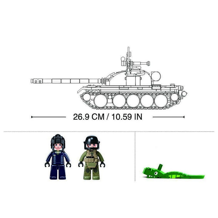 Sluban Tank (MBT) 3 in 1 M38-B1135 