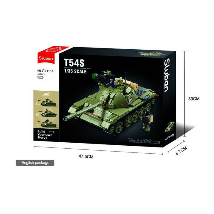Sluban Tank (MBT) 3 in 1 M38-B1135 