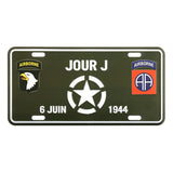 Nummerplaat Jour J 6 juin 1944