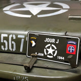 Nummerplaat Jour J 6 juin 1944