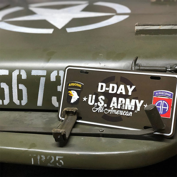 Nummerplaat D-Day Allied Star