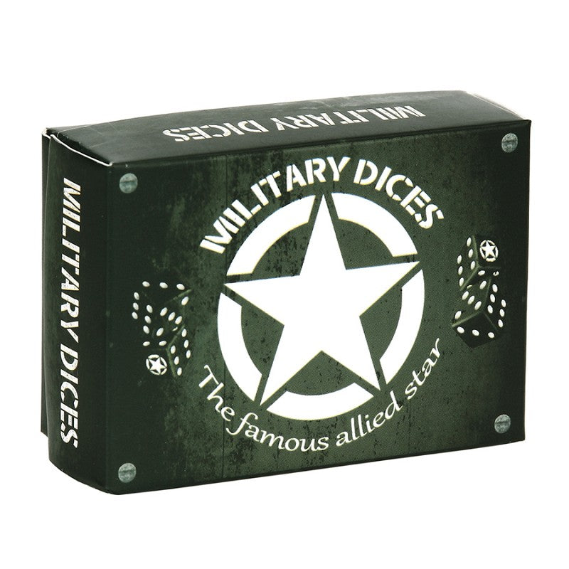 Set militaire dobbelstenen (6 stuks)