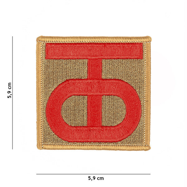 Embleem stof 90th US Infantry Division WWII