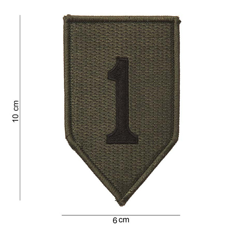 Embleem stof black one