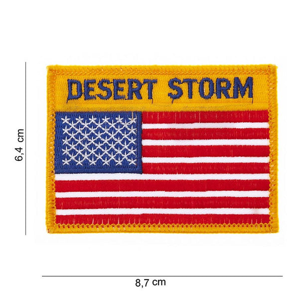 Embleem stof vlag USA desert storm