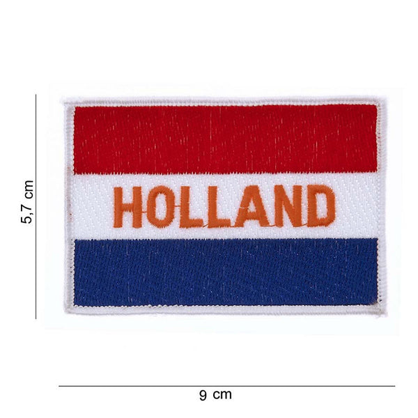 Embleem stof vlag Holland tekst Holland