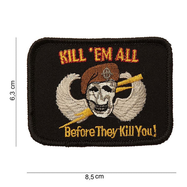 Embleem stof Kill'em all