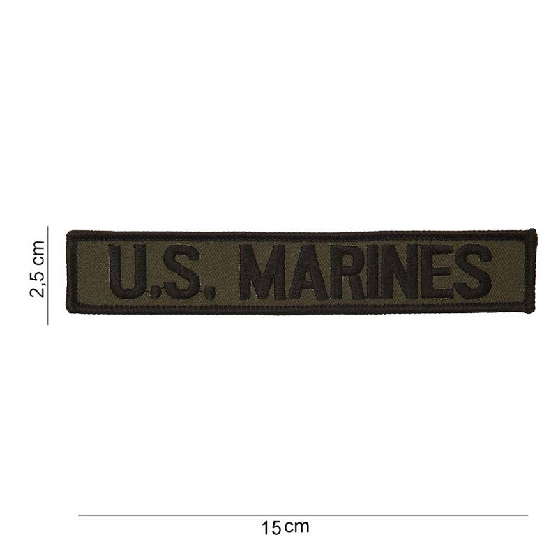 Embleem stof US marines (streep)