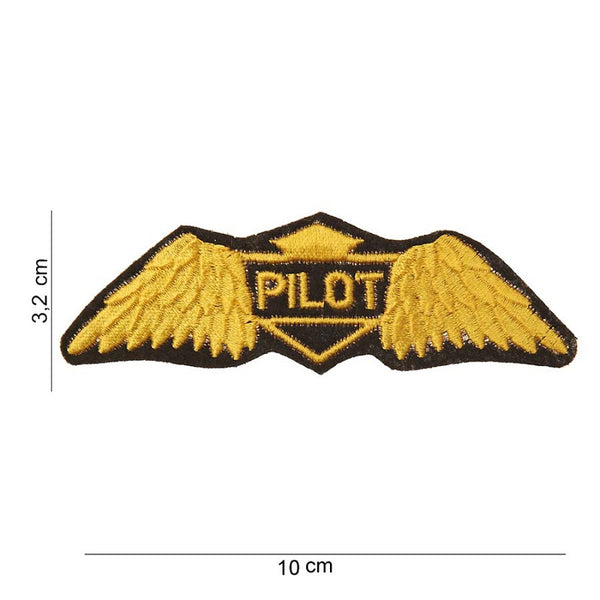 Embleem stof pilot (badge)