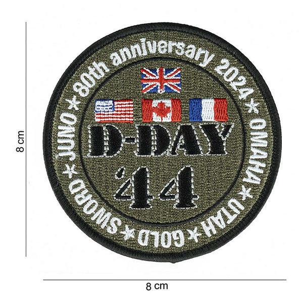 Embleem stof D-Day 80 5 beaches