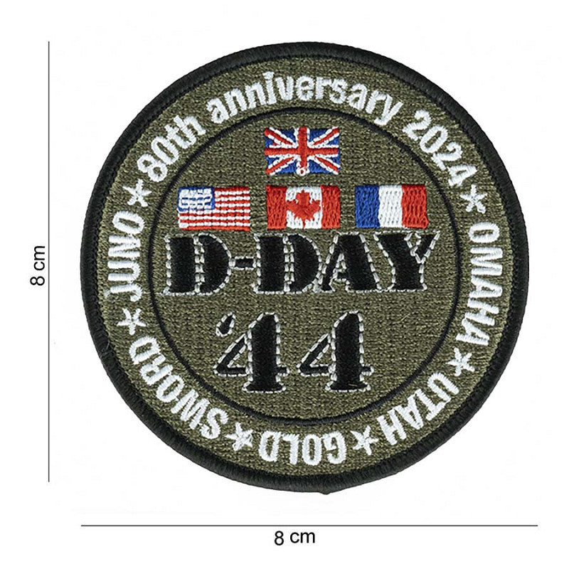 Embleem stof D-Day 80 5 beaches