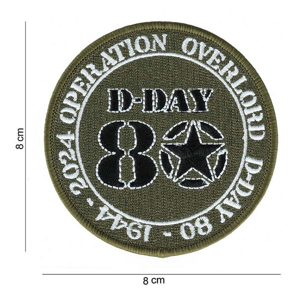 Embleem stof D-Day 80 operation overlord