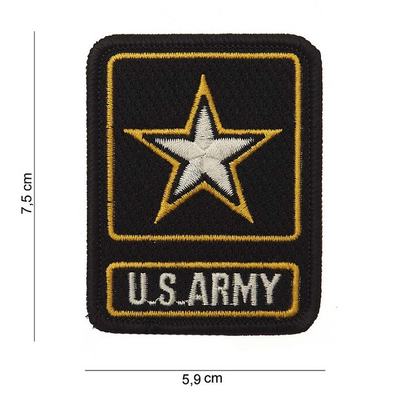 Embleem stof U.S. army star met klittenband