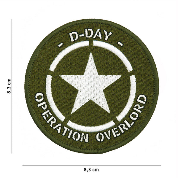 Embleem stof D-Day Allied star