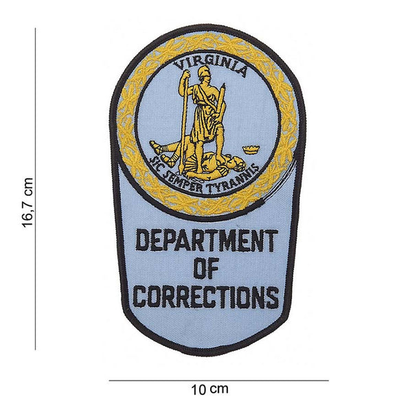 Embleem stof department of corrections Virginia