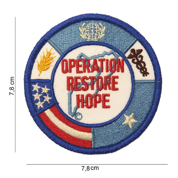 Embleem stof operation restore hope