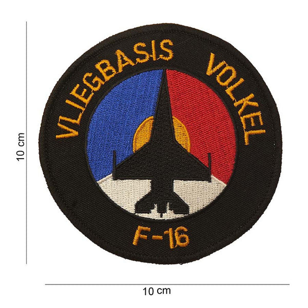 Embleem stof vliegbasis Volkel F-16