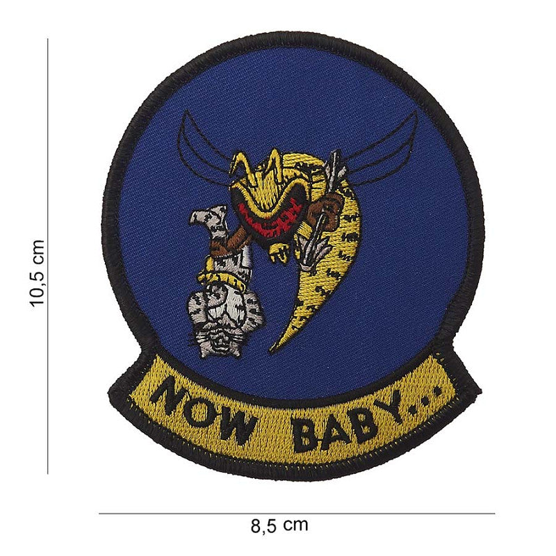 Embleem stof now baby...