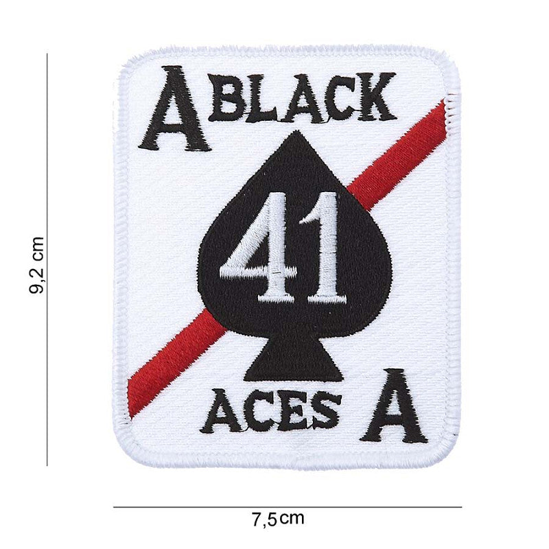 Embleem stof black aces