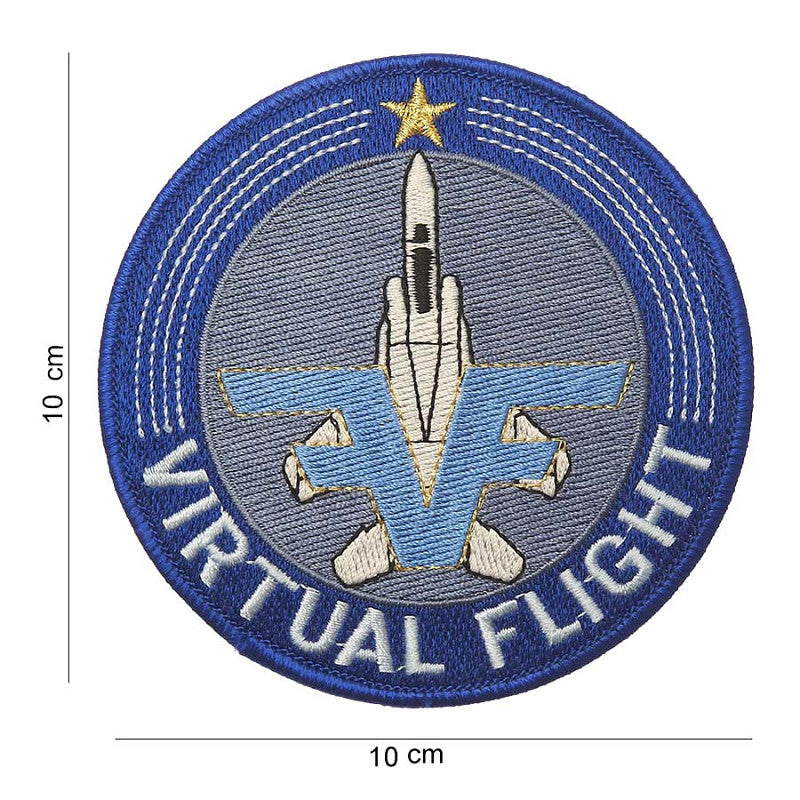 Embleem stof virtual flight