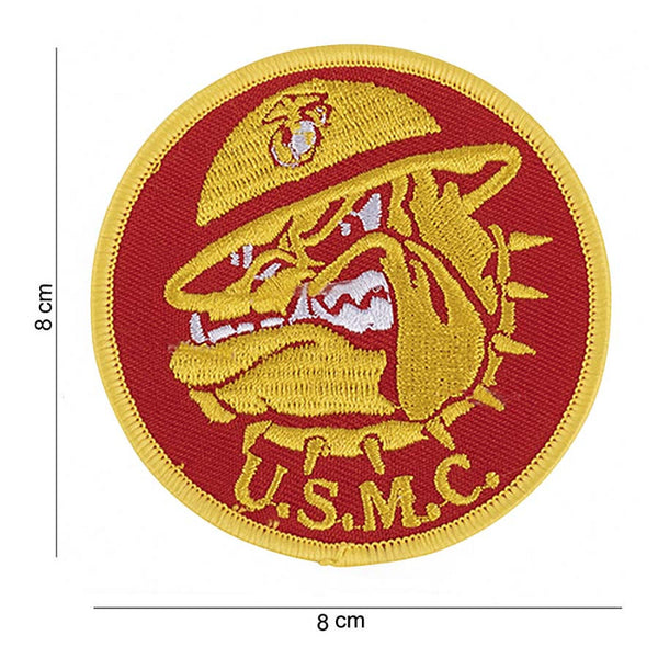 Embleem stof U.S.M.C. Bulldog