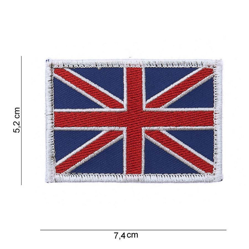 Embleem stof vlag UK met klittenband