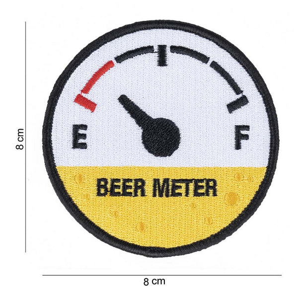 Embleem stof Beer meter met klittenband