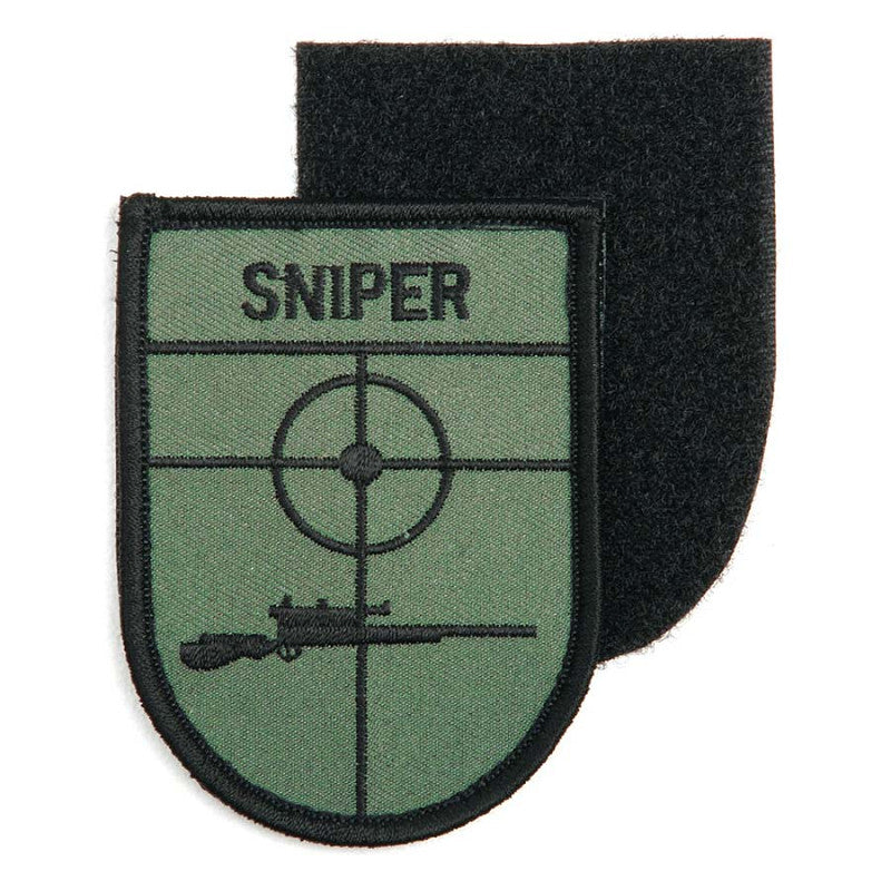 Embleem stof sniper (schild) met klittenband