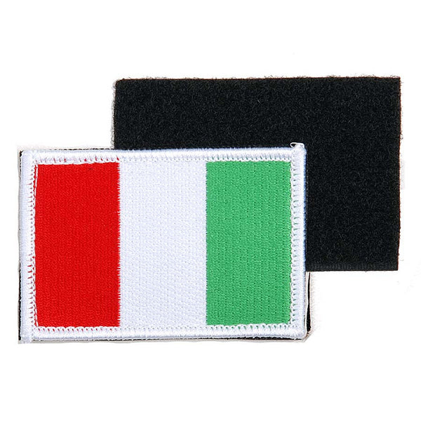 Embleem stof vlag Italië met klittenband