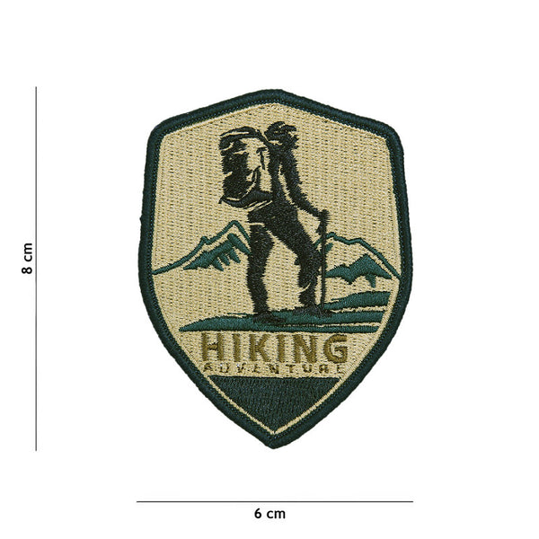 Embleem stof Hiking Adventure