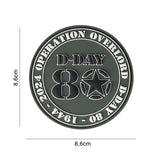 Embleem 3D PVC D-Day 80 operation overlord #16058