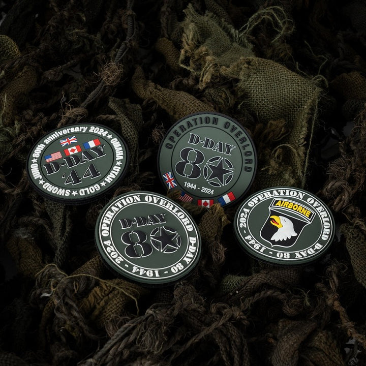 Embleem 3D PVC D-Day 80 operation overlord 