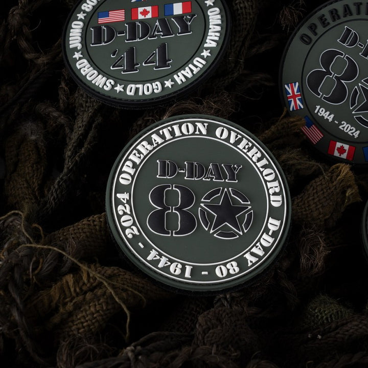 Embleem 3D PVC D-Day 80 operation overlord 