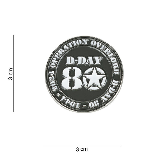 Embleem metaal D-Day 80 pin operation overlord