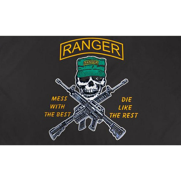 Vlag Ranger-zwart