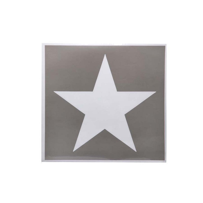 Sjabloon sticker U.S. star middel