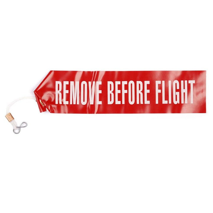 Veiligheidslint remove before flight 