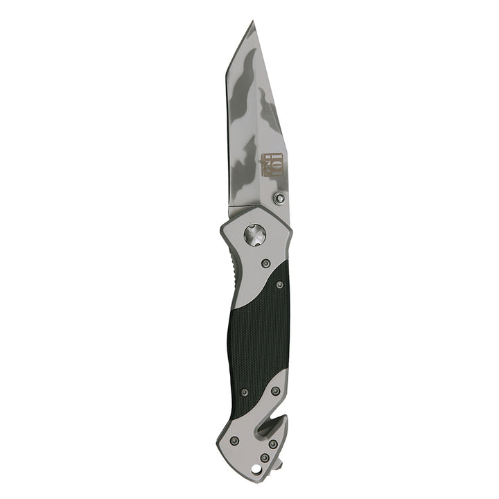 Mes + clip H254G10 - Zwart