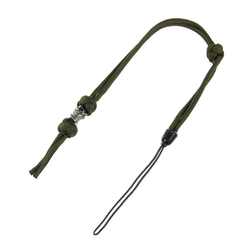 Knife cord with kevlar cord - Zwart