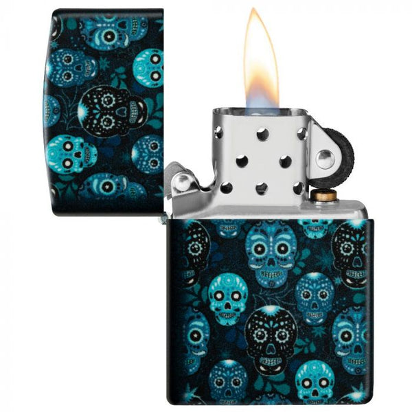 Zippo Designs Sugar Skulls Design