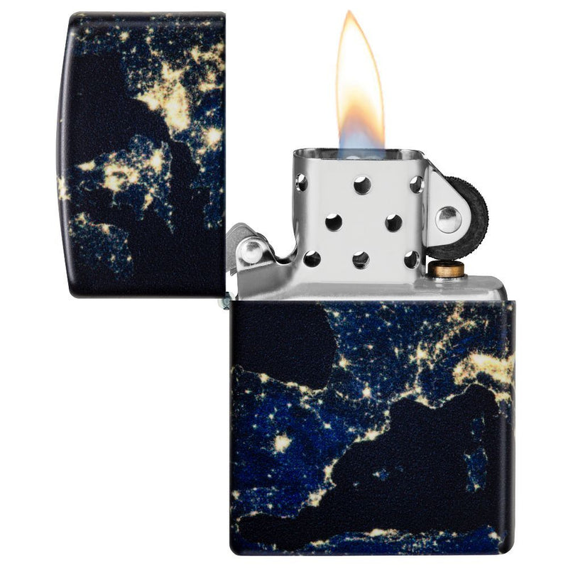 Zippo Designs Night Earth Design