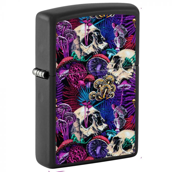 Zippo Designs Pyschedelic Mushroom Design